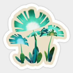 Cool Weird Plant Sticker